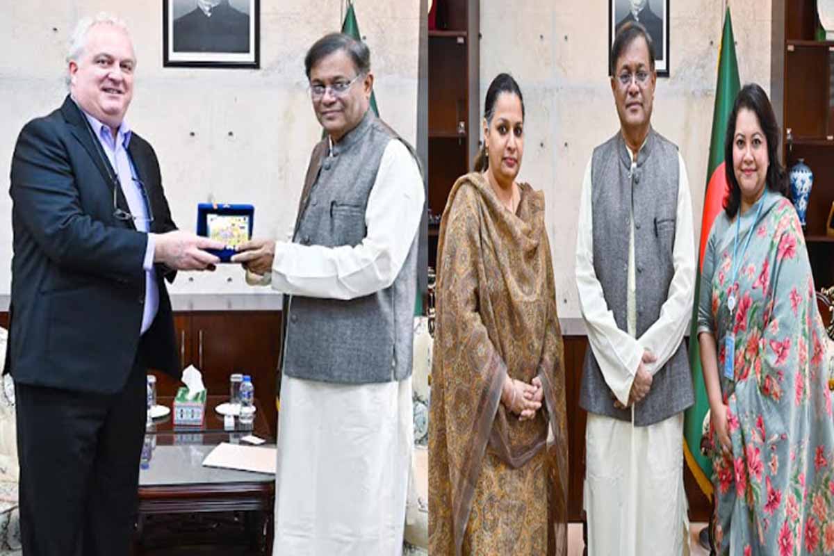 পররাষ্ট্রমন্ত্রীর সঙ্গে ডব্লিউএফপি ও জাতিসংঘ নারী সংস্থার প্রতিনিধির সাক্ষাৎ