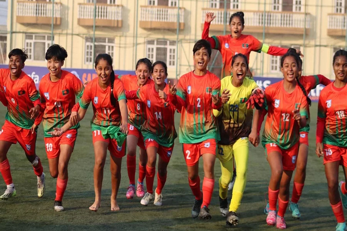 ফাইনালের আগে দুরন্ত বাংলাদেশ, ভুটানকে বড় ব্যবধানে হারাল মেয়েরা