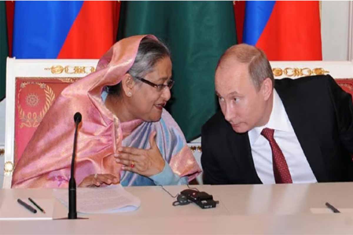 পুতিনকে অভিনন্দন জানালেন শেখ হাসিনা
