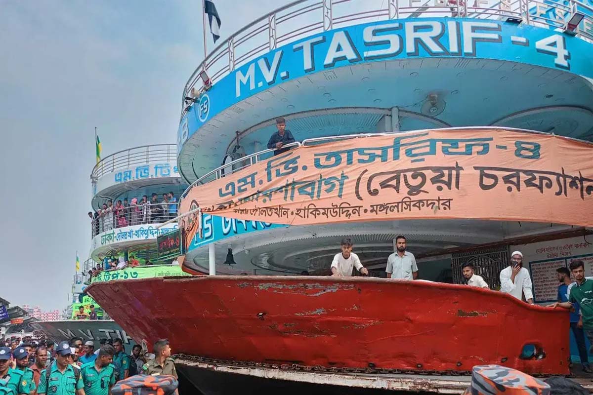 লঞ্চের দড়ি ছিঁড়ে ৫ যাত্রীর মৃত্যু : ৫ আসামি কারাগারে