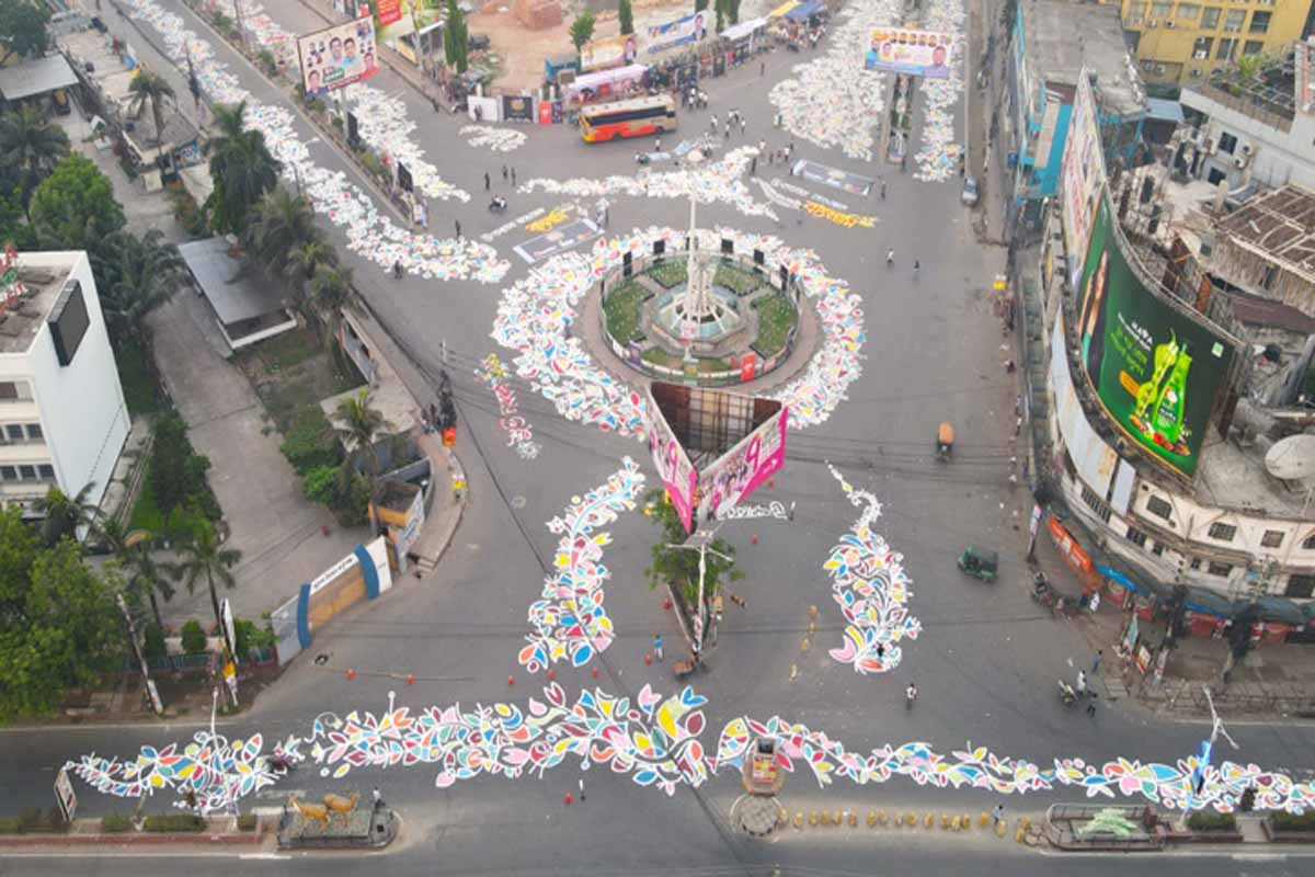 ঢাকাসহ দেশের তিন স্থানে ‘আলপনা উৎসব’