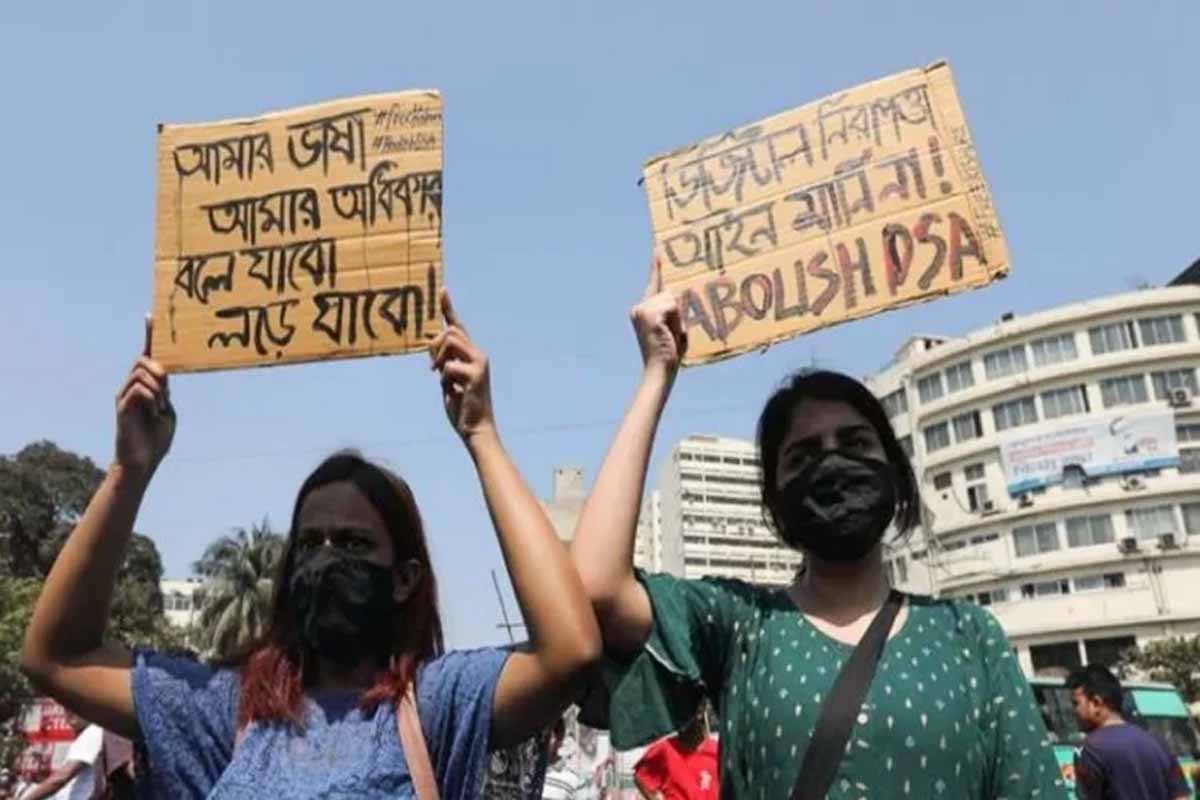 ডিজিটাল নিরাপত্তা আইনে পাঁচ বছরে ৪৫১ সাংবাদিকের বিরুদ্ধে মামলা