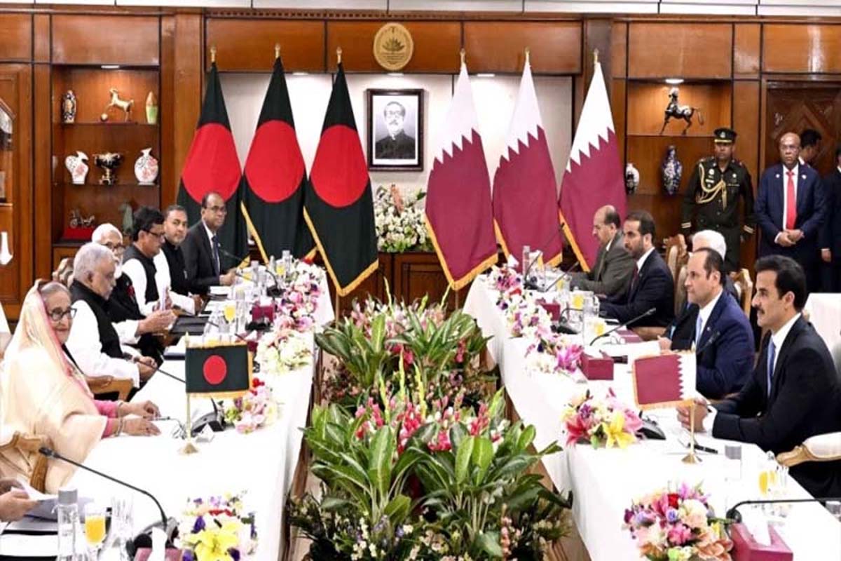 কাতার ও বাংলাদেশের মধ্যে ১০ চুক্তি-সমঝোতা স্মারক সই