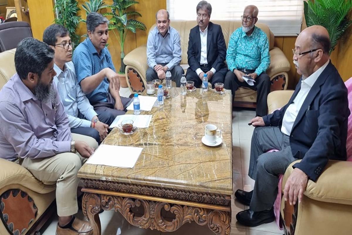 শিল্পমন্ত্রীর সঙ্গে বিপিএমএ’র প্রতিনিধিদলের সাক্ষাৎ