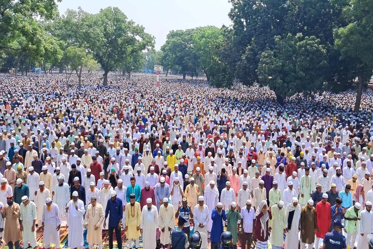 প্রস্তুত শোলাকিয়া ঈদগাহ, বাড়তি নিরাপত্তা ব্যবস্থা জোরদার