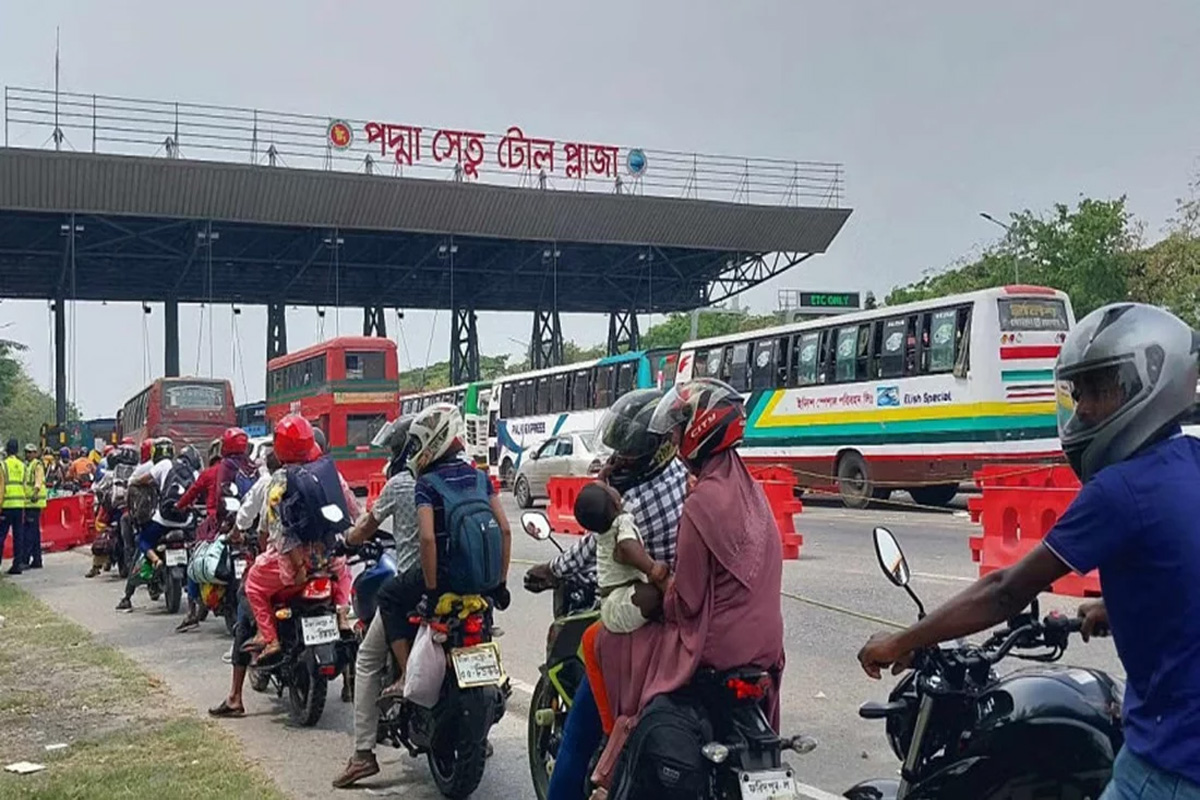 পাঁচ দিনের ছুটিতে পদ্মা সেতুতে টোল আদায় ১৪ কোটি টাকার বেশি