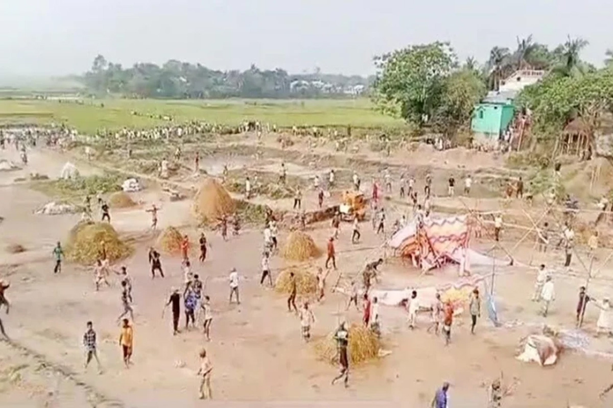 ব্রাহ্মণবাড়িয়ায় ধান শুকানোর খলা দখল নিয়ে সংঘর্ষ, আহত ৫০