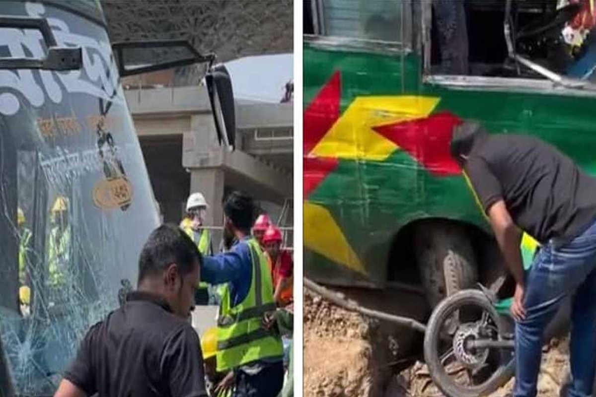 নিরাপত্তা প্রাচীর ভেঙে বিমানবন্দরে বাস, প্রকৌশলী নিহত