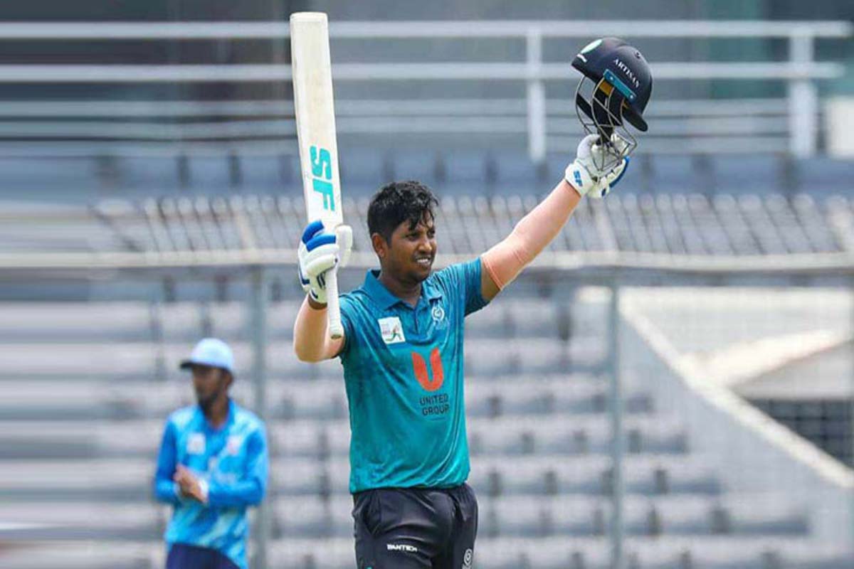 শান্তর ঝড়ো শতকের দিন মিরপুরে রনির ১৪১