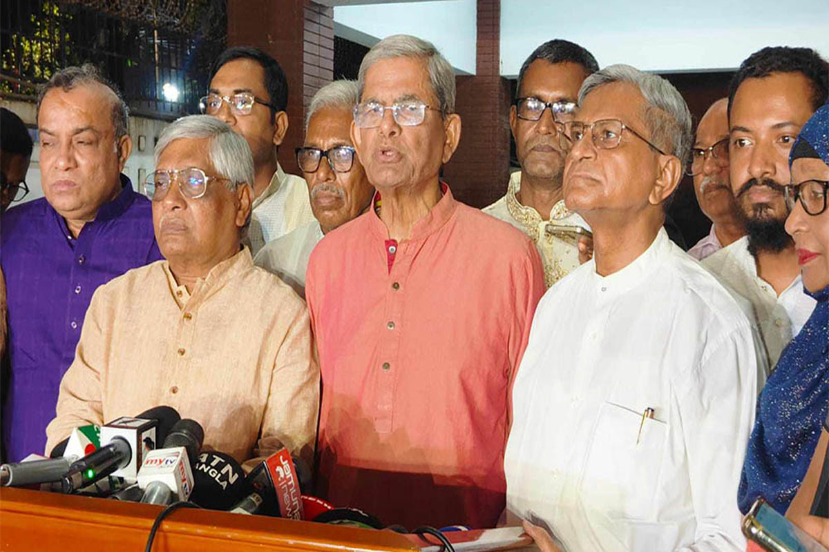 নির্বাচন নিয়ে যুক্তরাষ্ট্রের অবস্থান পরিবর্তন হয়নি: ফখরুল