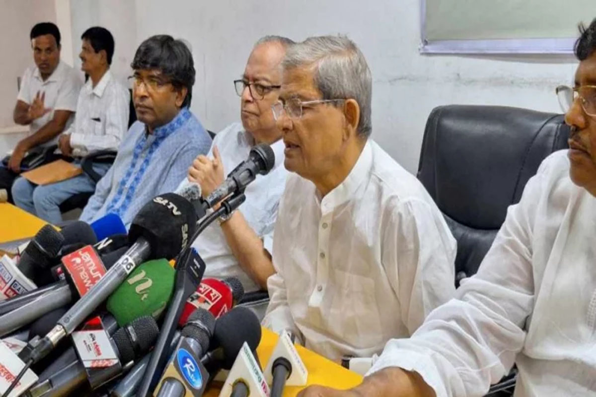 সরকার ভারতের কাছে খুব দুর্বল :ফখরুল