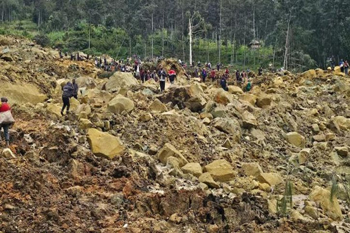 পাপুয়া নিউ গিনিতে ভূমিধসে ৬৭০ জন নিহত