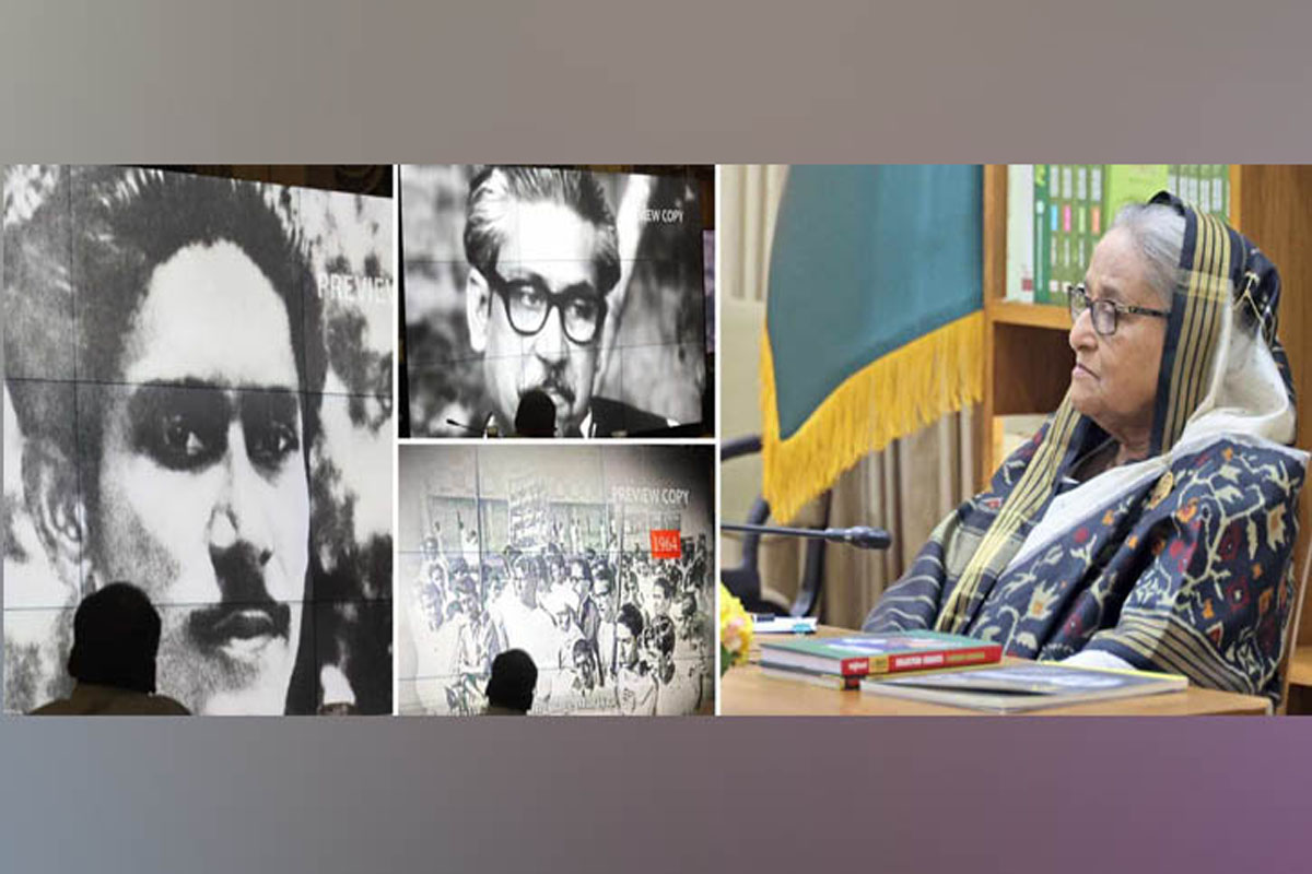 ডকুমেন্টারি ‘কলকাতায় মুজিব’র খসড়া কপি অবলোকন প্রধানমন্ত্রীর