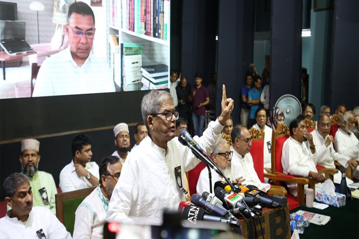 বিএনপিই ভরসা, টিকে থাকবে হাজার বছর: মির্জা ফখরুল