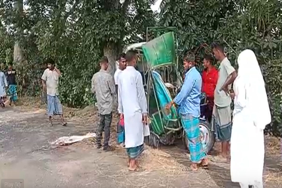 রাজৈরে ট্রাক—ইজিবাইক মুখোমুখি সংঘর্ষে নিহত ২