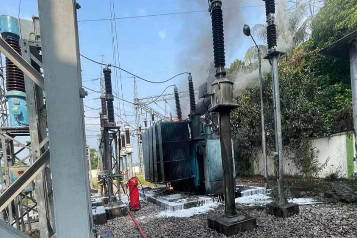 কাপ্তাইয়ে পানি বিদ্যুৎকেন্দ্রের সাব-স্টেশনে আগুন
