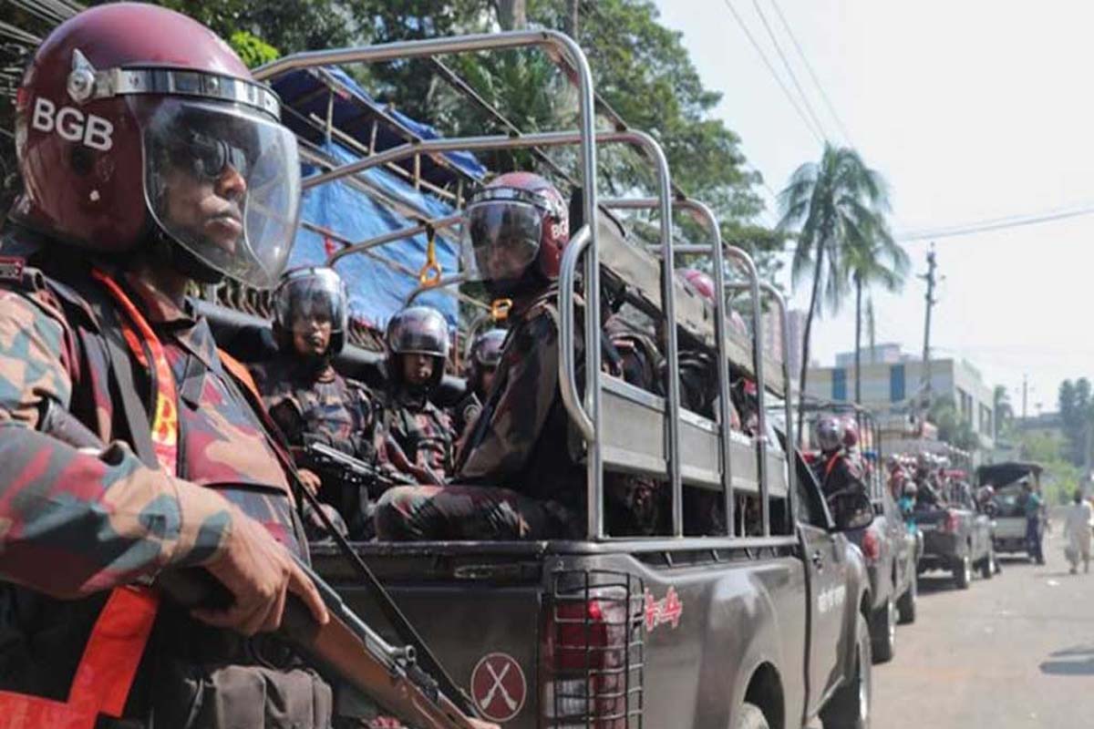 ৪১৮ প্লাটুন বিজিবি মোতায়েন