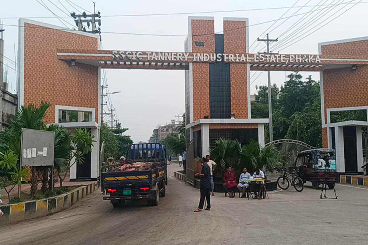 সাভারে ট্যানারিতে ঢুকেছে সাড়ে ৪ লাখ চামড়া সাভারে ট্যানারিতে ঢুকেছে সাড়ে ৪ লাখ চামড়া
