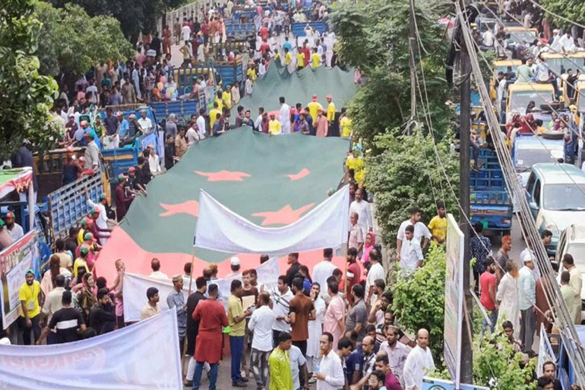 প্রতিষ্ঠবার্ষিকী উপলক্ষে আ.লীগের র‌্যালি শুরু