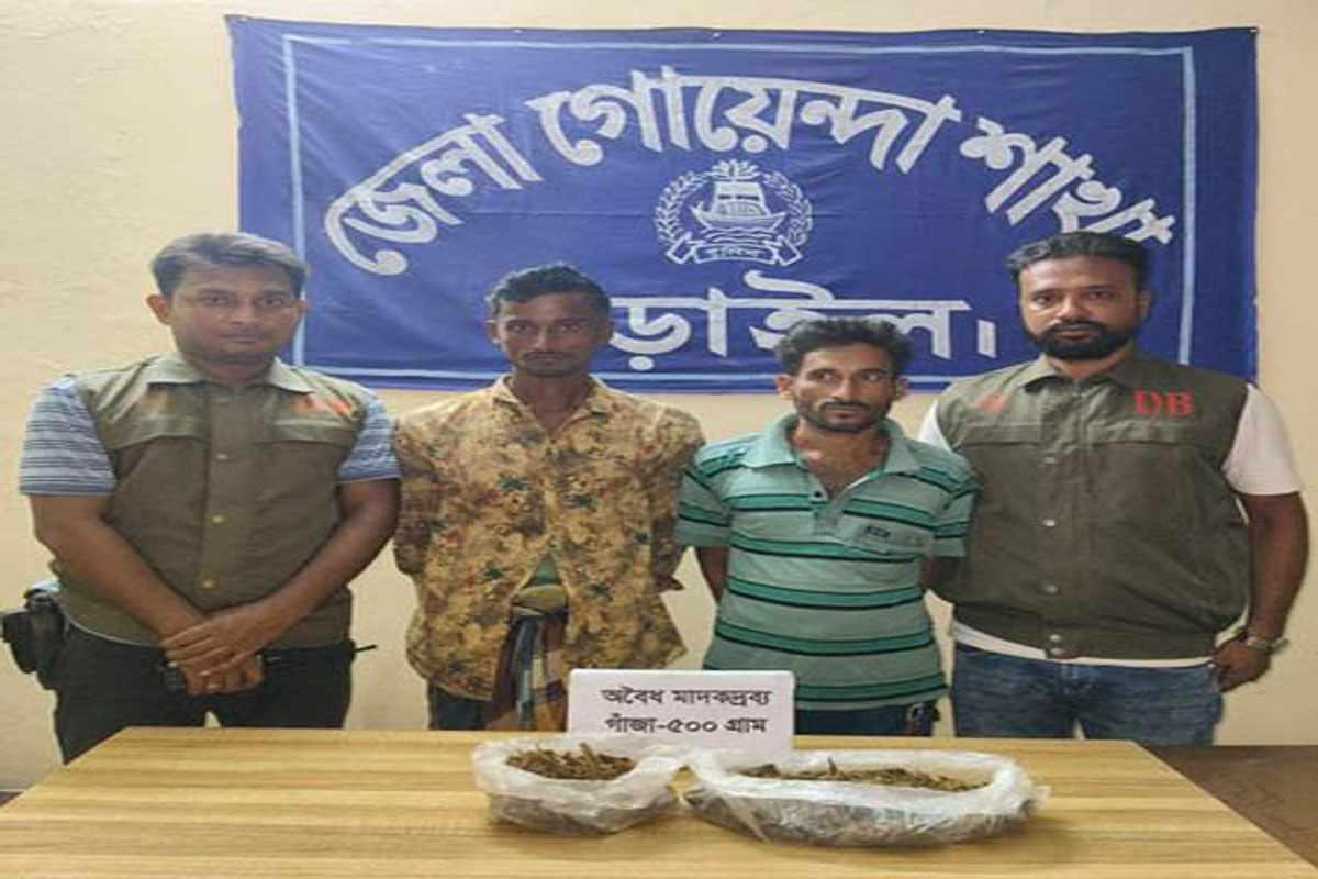 নড়াইলে ২জন মাদক ব্যবসায়ী গ্রেফতার