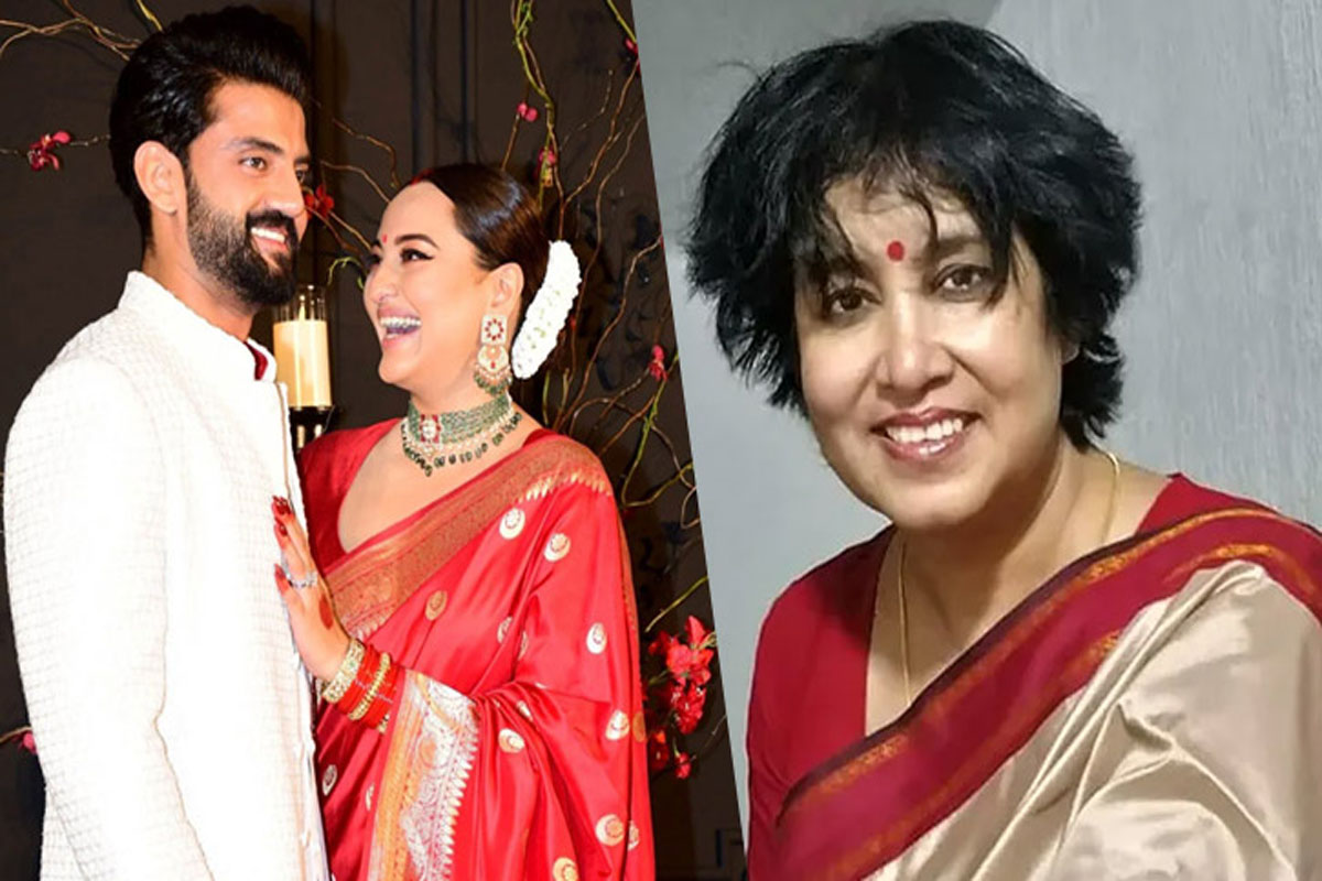 ধর্মীয় বাধা পেরিয়ে সোনাক্ষীর বিয়ে, যা বললেন তসলিমা নাসরিন