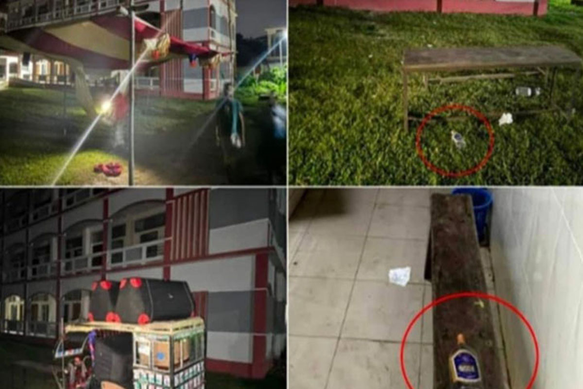 ঈদের ছুটিতে বিদ্যালয়ে ডিজে পার্টি ও মদের আসর বসানোর অভিযোগ