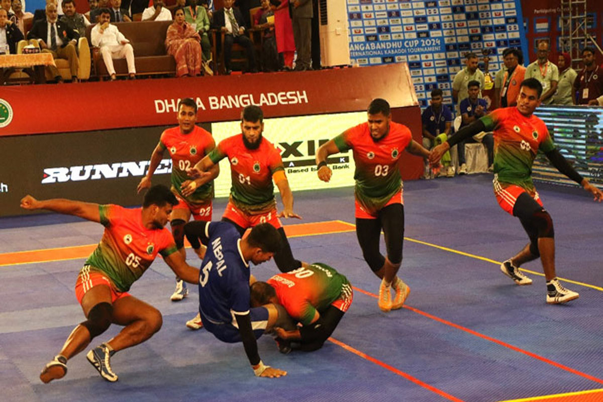 বঙ্গবন্ধু কাপ আন্তর্জাতিক কাবাডিতে বাংলাদেশ চ্যাম্পিয়ন
