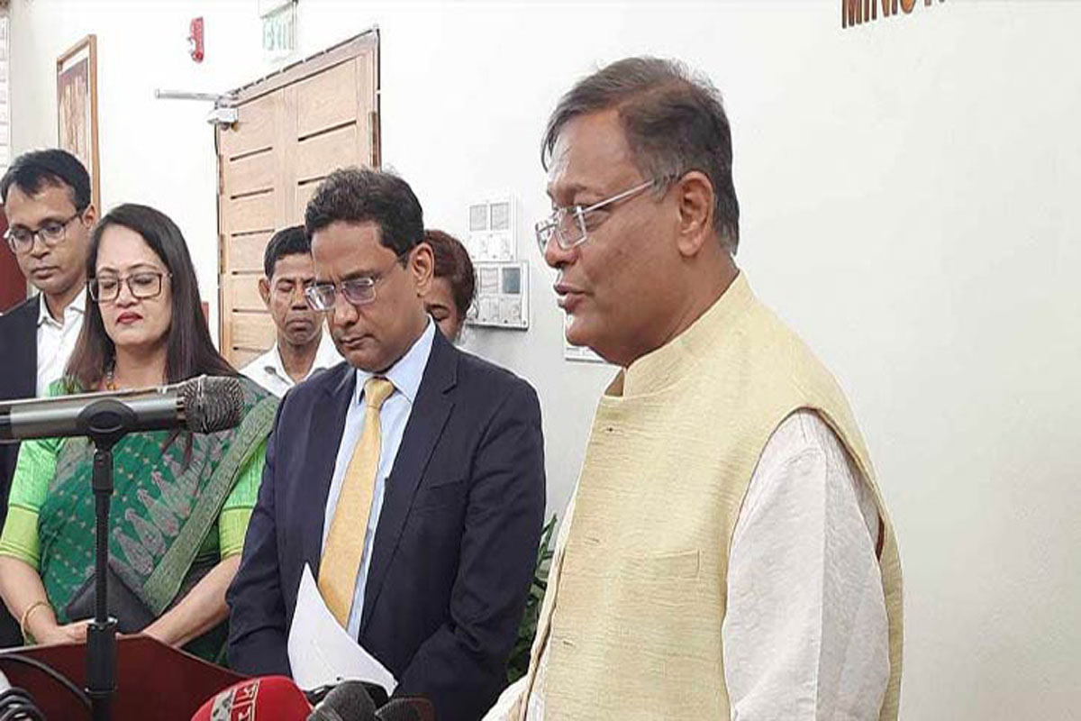 নেপাল-ভুটানের সঙ্গে রেল যোগাযোগ স্থাপনের আলোচনা চলছে: পররাষ্ট্রমন্ত্রী