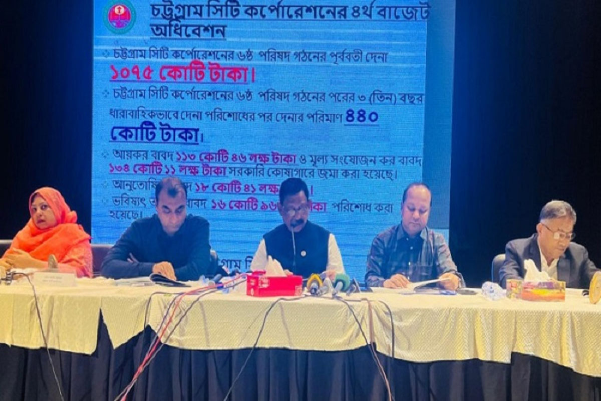 চসিকের ২৪-২৫ অর্থবছরের বাজেট ঘোষণা