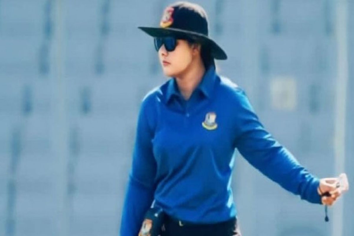 মেয়েদের এশিয়া কাপে আম্পায়ার জেসি