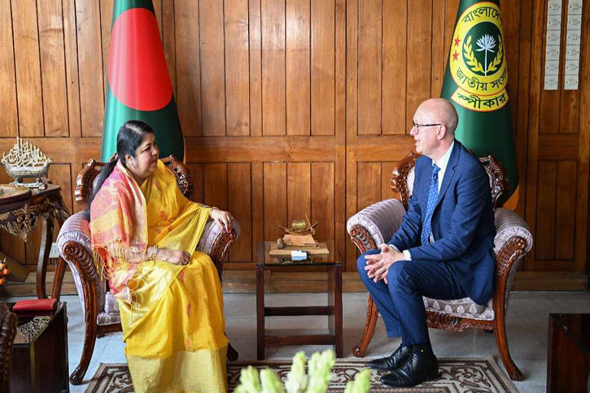 স্পিকারের সঙ্গে ইইউ’র রাষ্ট্রদূতের বিদায়ী সাক্ষাৎ