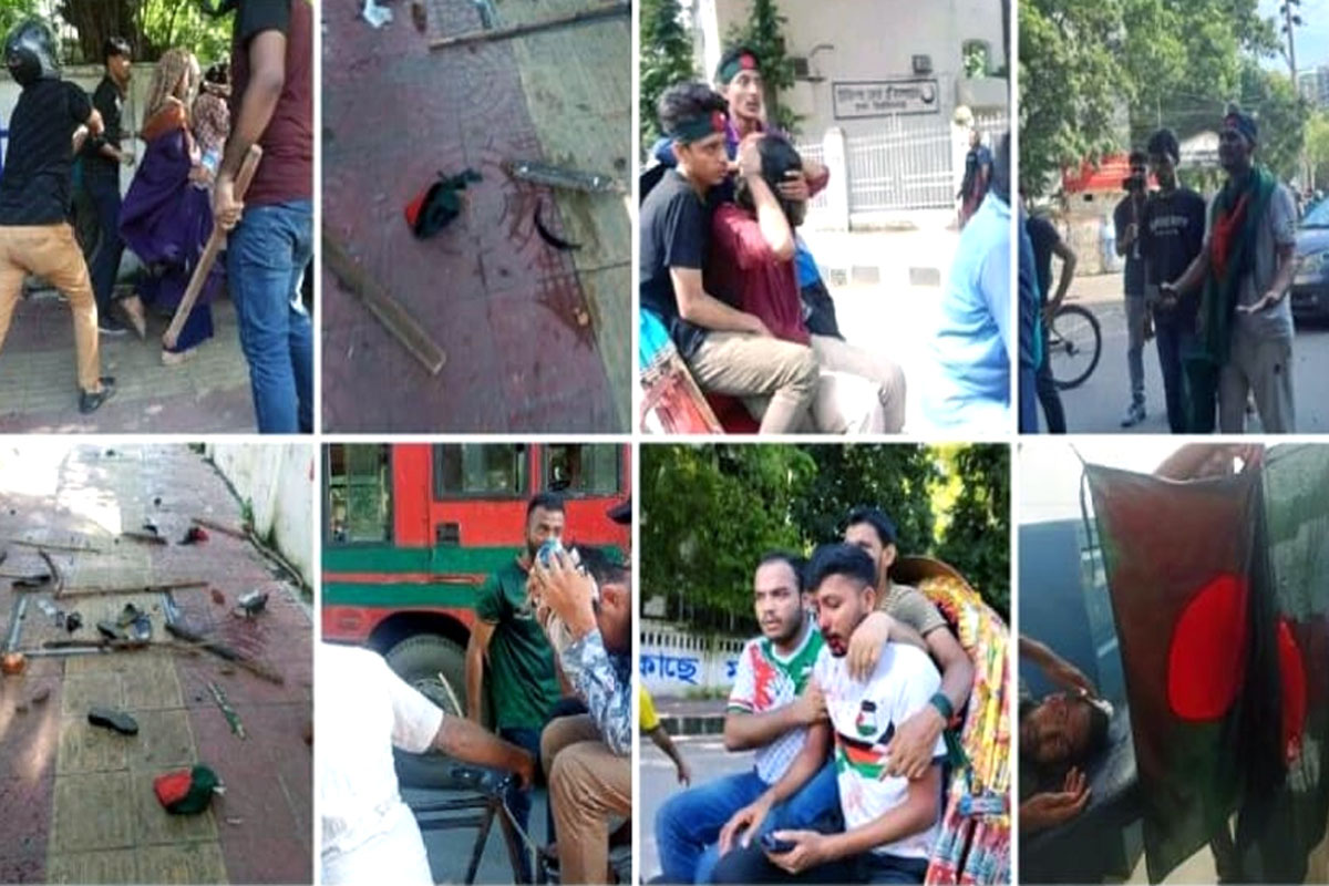 কোটা আন্দোলন: ছাত্রলীগের হামলায় আহত শতাধিক