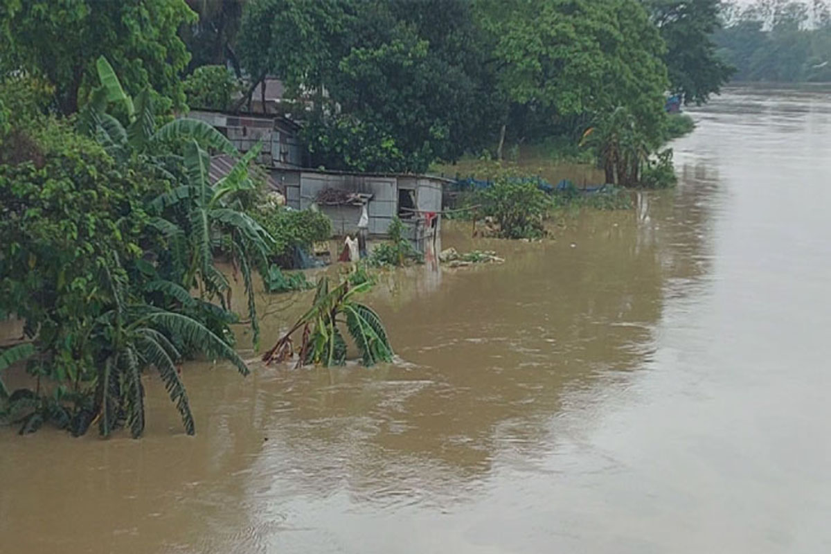 মৌলভীবাজারে ৩ নদীর পানি বিপৎসীমার ওপরে