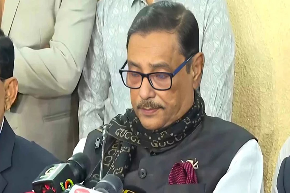 কোটাবিরোধী আন্দোলনকে সরকারবিরোধী আন্দোলনে রূপ দেয়ার চেষ্টা চলছে : ওবায়দুল কাদের