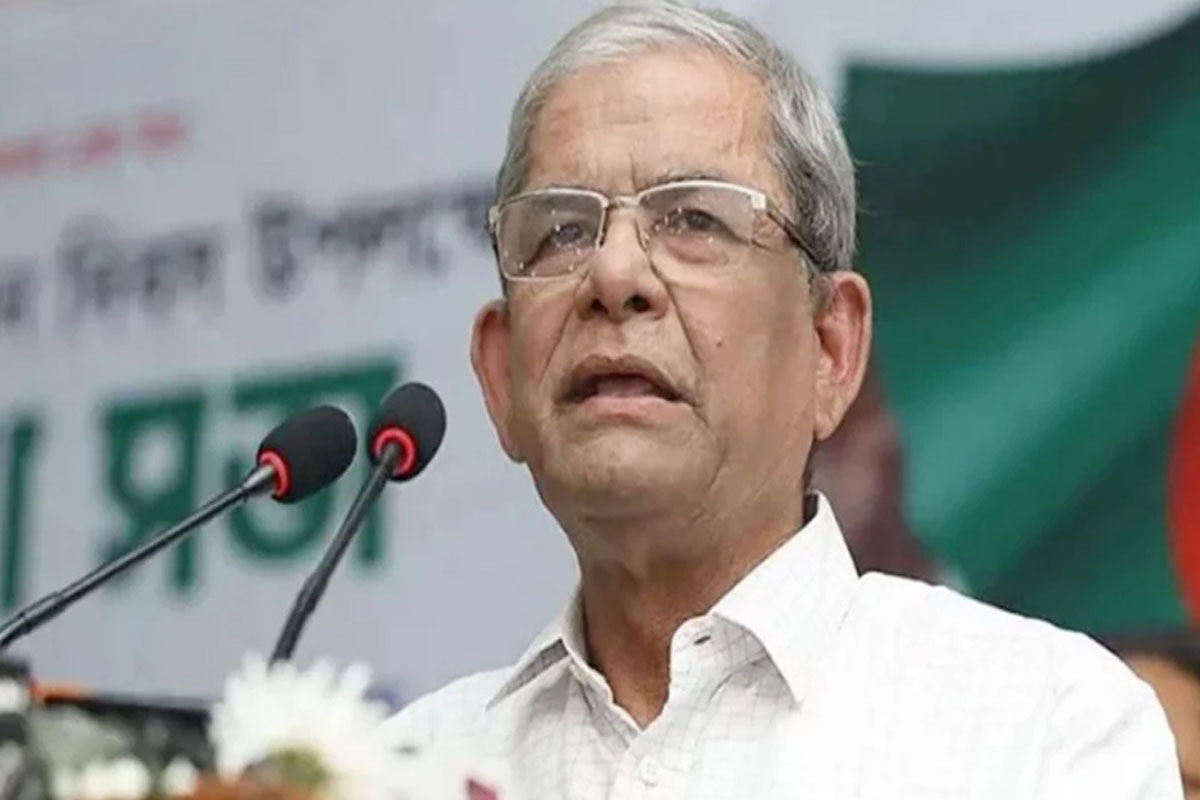 জনদাবি মেনে সরকারের পদত্যাগ করা উচিৎ: ফখরুল