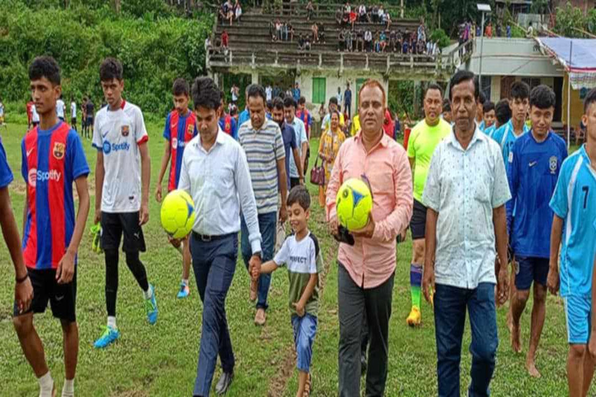 অনুর্ধ্ব ১৭ ফুটবল টুর্ণামেন্টের উদ্বোধন হলো কাপ্তাই উপজেলায়