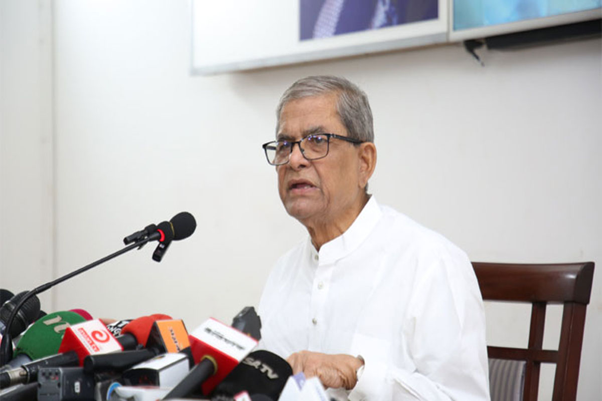 অন্যায় হুকুমে গুলি চালাবেন না: মির্জা ফখরুল