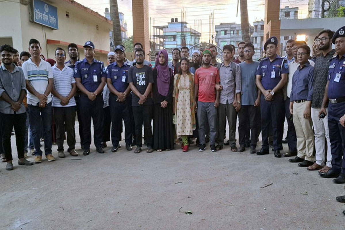 টাঙ্গাইল সদর থানার তালা খুলে কার্যক্রম শুরু