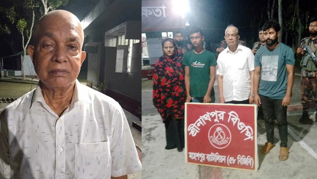 পালানোর সময় বিজিবির হাতে আটক সাবেক ভূমিমন্ত্রী নারায়ণ চন্দ্র