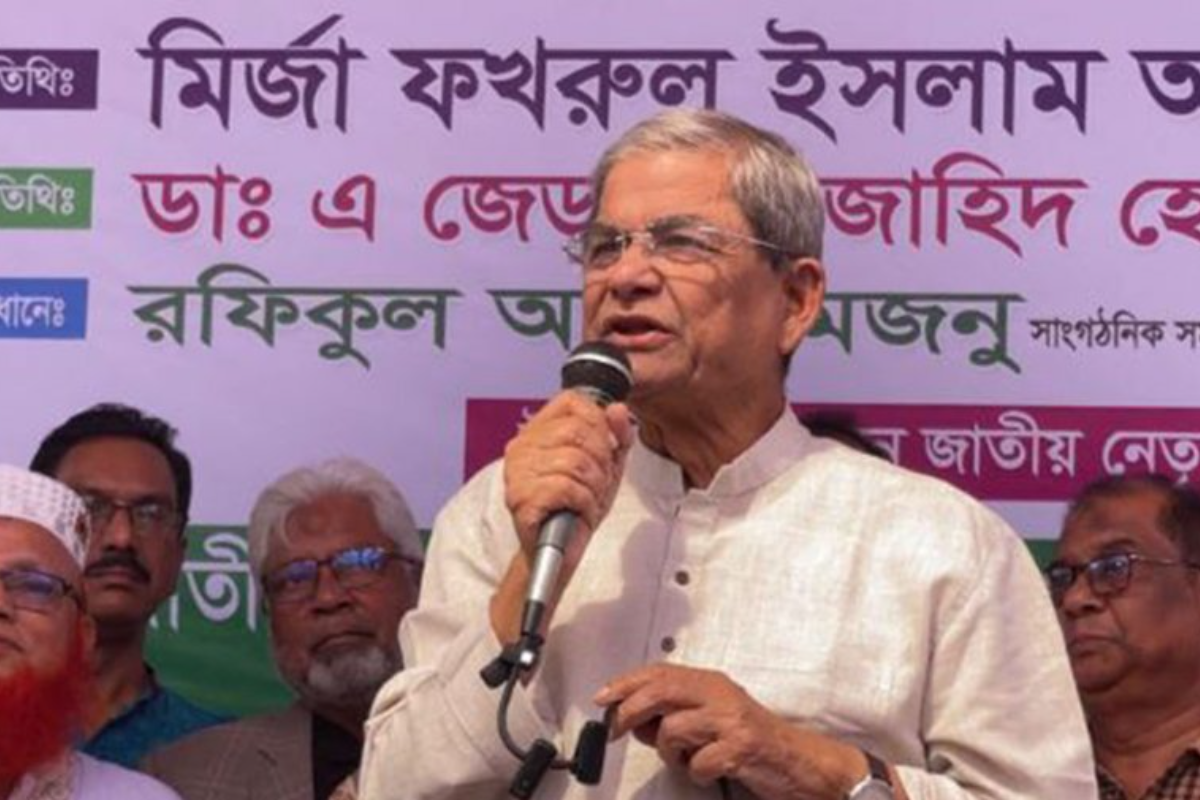 আওয়ামী লীগ নির্বাচন করবে কিনা, তা ঠিক করবে জনগণ: মির্জা ফখরুল