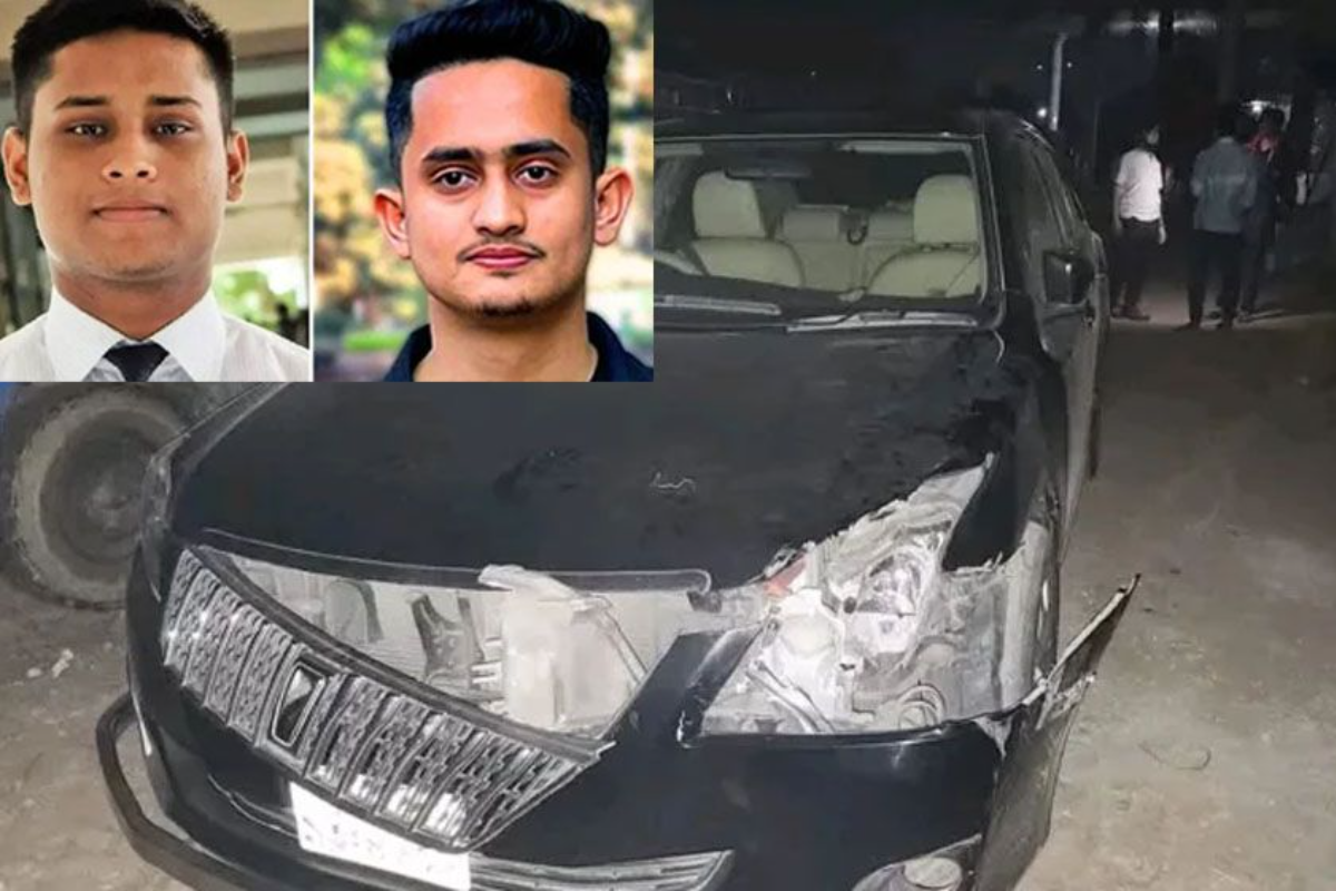 ট্রাকচাপায় পিষ্ট হাসনাত-সারজিসের গাড়ি