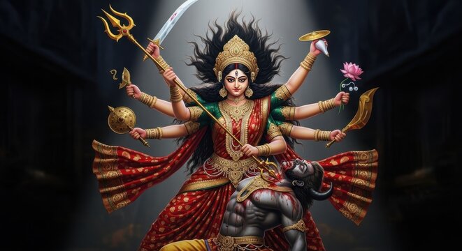 মহাষষ্ঠীর মধ্য দিয়ে শুরু শারদীয় দুর্গাপূজা
