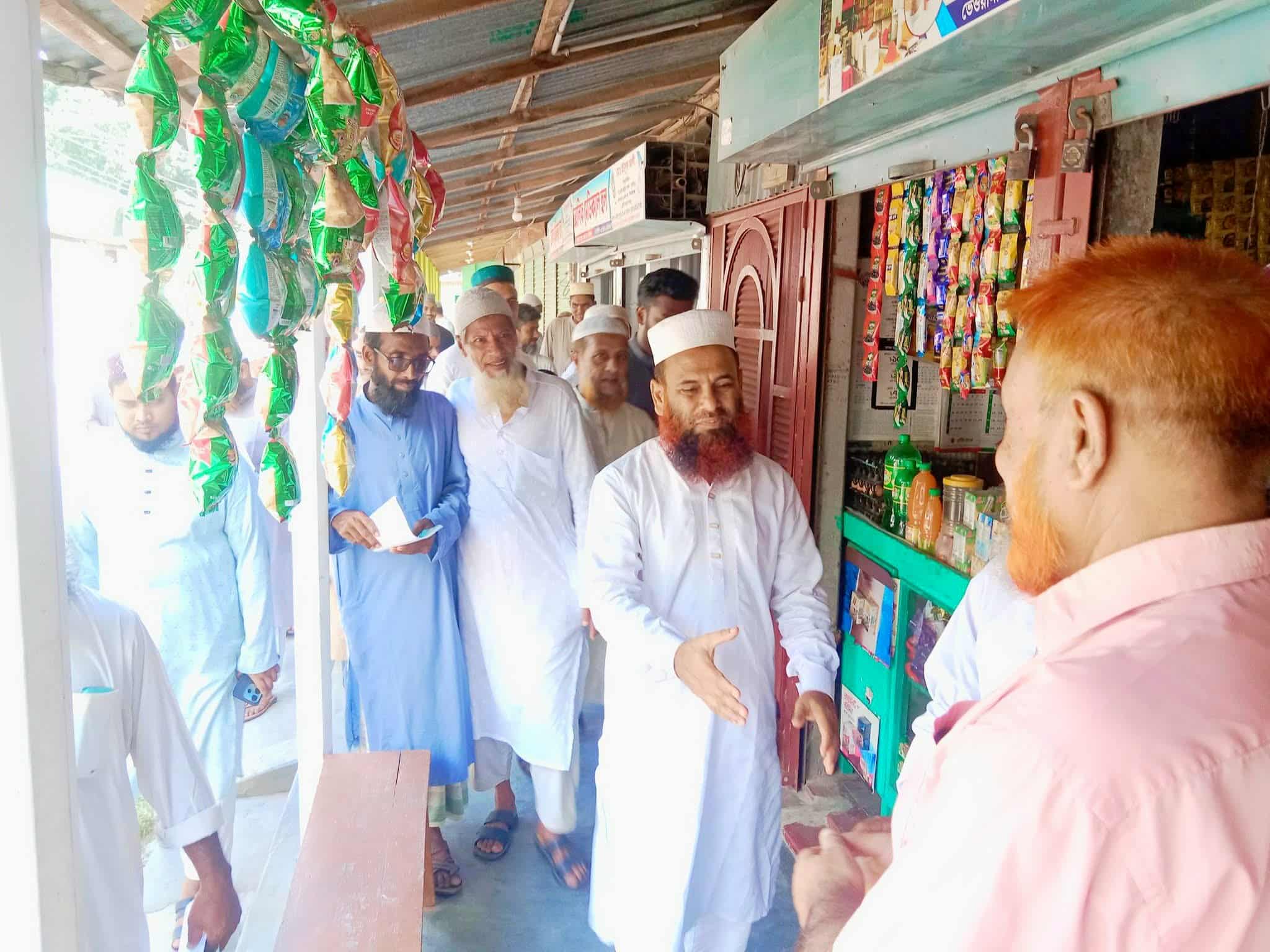 সিরাজগঞ্জে জামায়াত প্রার্থীর গণসংযোগ