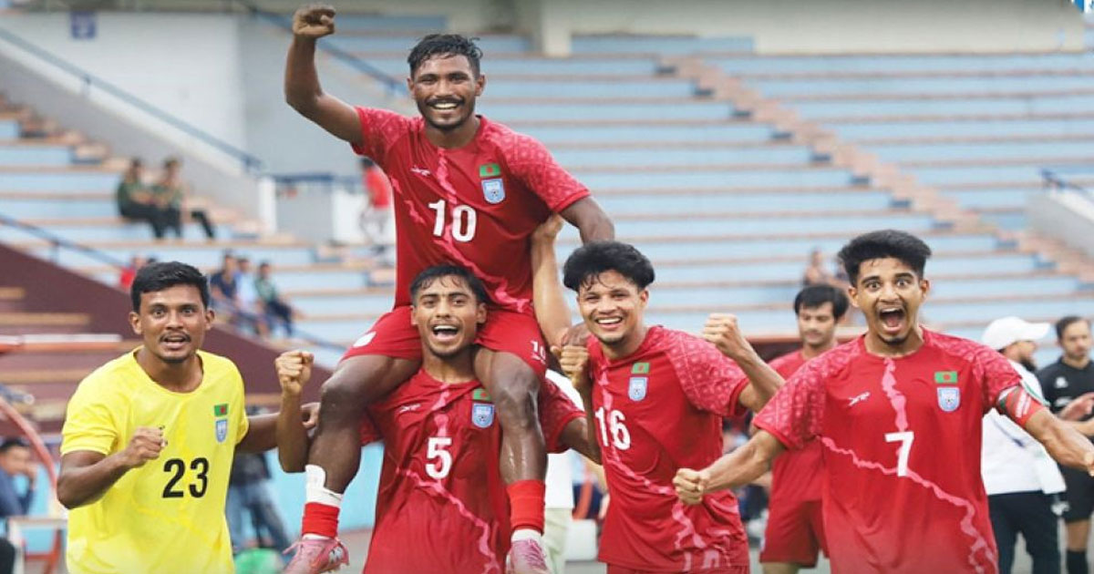 সিঙ্গাপুরকে বড় ব্যবধানে হারালো বাংলাদেশ