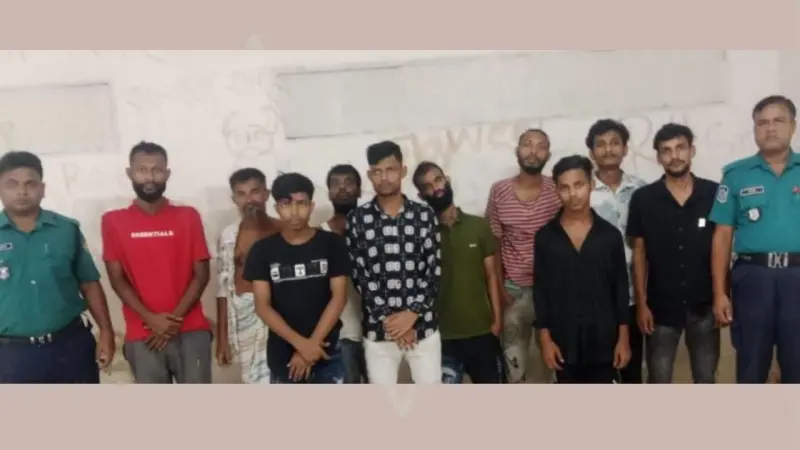 মোহাম্মদপুরে বিশেষ অভিযান, গ্রেপ্তার ১০