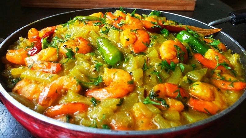লাউ-চিংড়ি রেসিপি