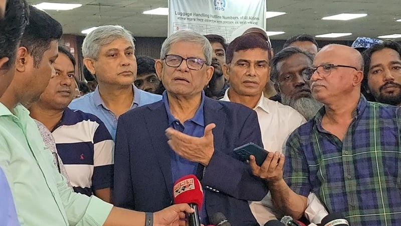 রাজনৈতিক দল নিষিদ্ধের পক্ষে নয় বিএনপি: মির্জা ফখরুল