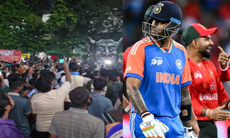 ভারত-বাংলাদেশ ম্যাচে আম্পিয়ারিং দেখে ভুয়া ভুয়া স্লোগান (ভিডিও)